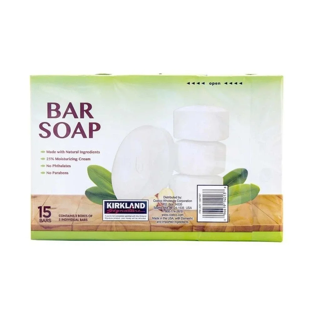 Kirkland Signature Shea Butter Bar Soap‎ 15-Pack 4.5 oz Moisturizing